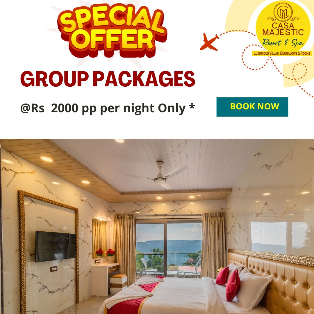 Group Booking Package Special Offer at CasaMajestic Resort Panchgani